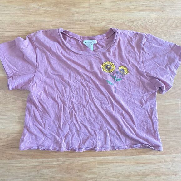 French Pastry Short Sleeve T shirt Small Crop Top - Picture 1 of 6